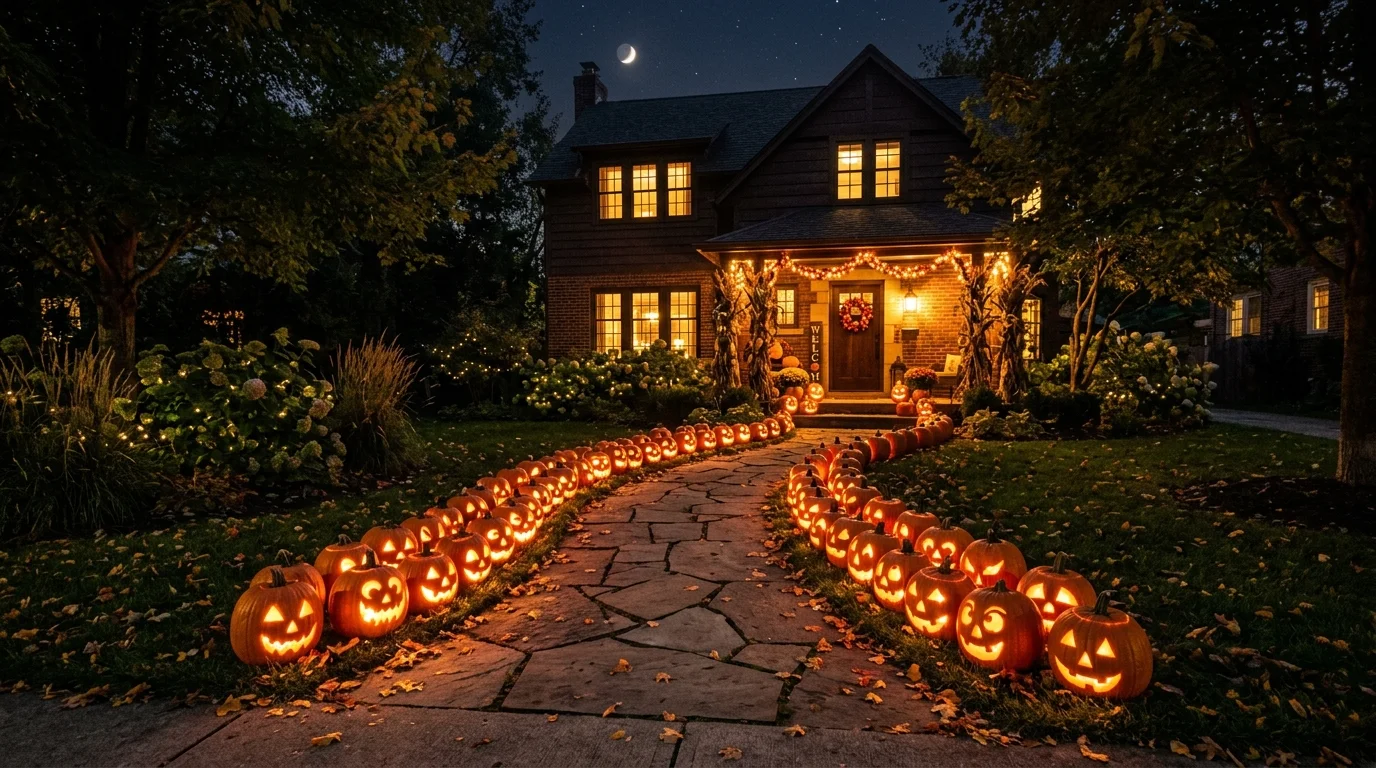 11 Outdoor Light Up Halloween Decoration Ideas to Brighten Your Yard