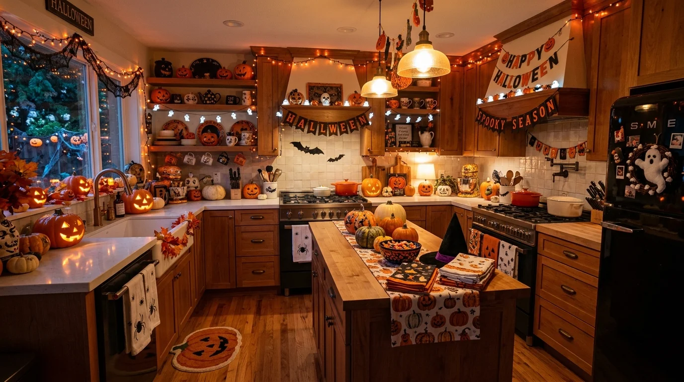 Style a spooky snack board station