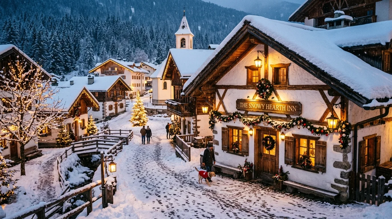 Add gold accents for a warmer holiday look