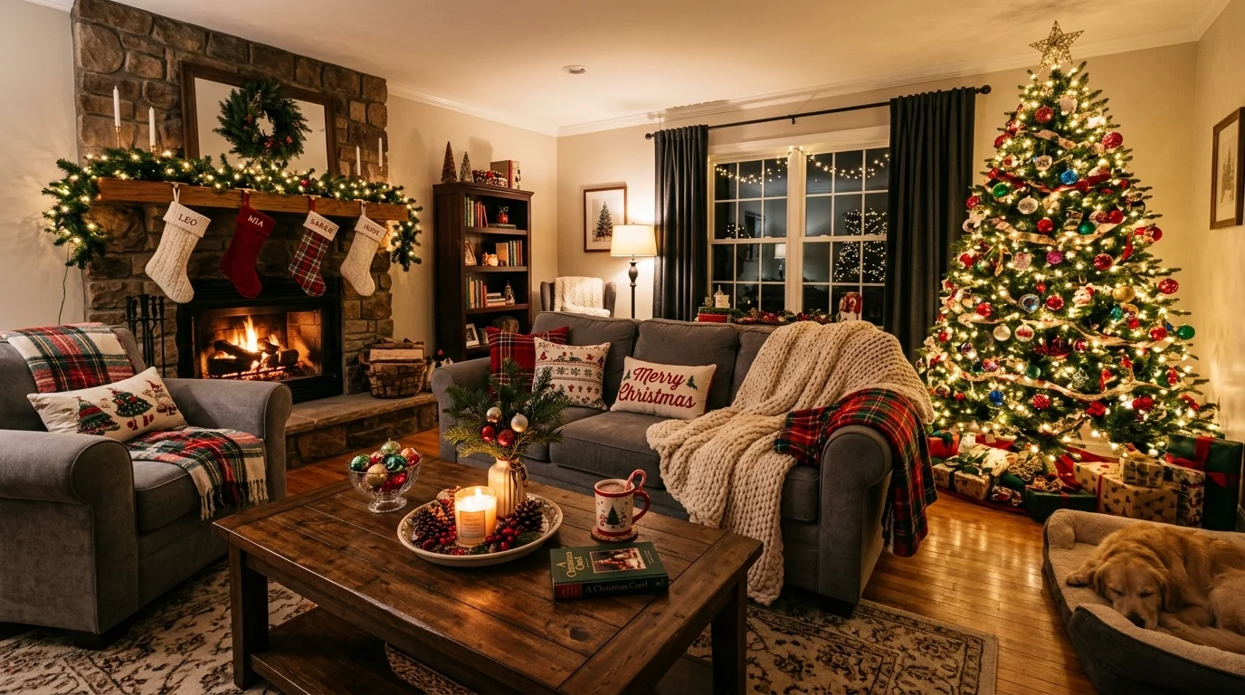 Finish with a textured runner or cloth