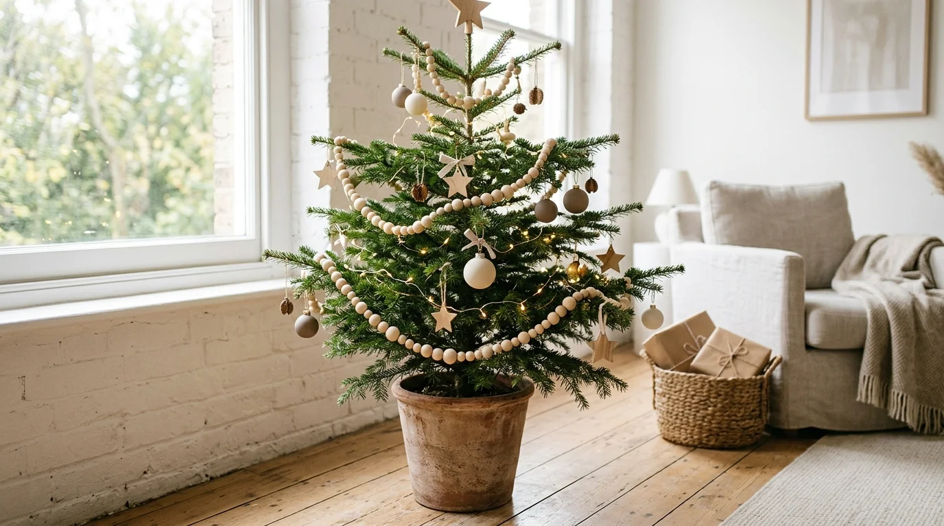 Add pinecones throughout the branches