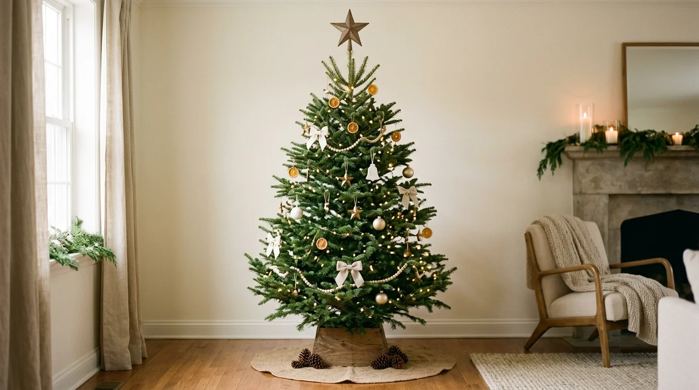 Finish with a basket tree collar