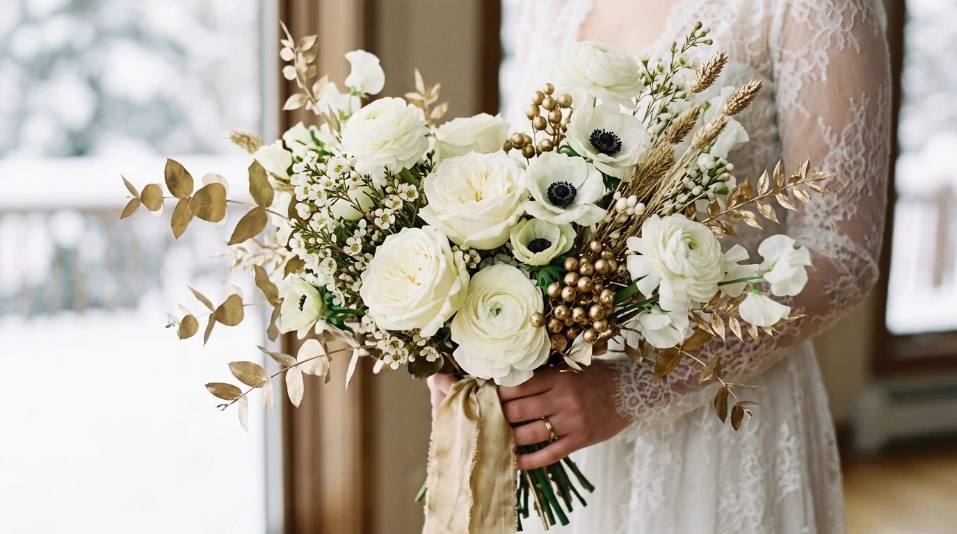 Use gold lanterns along the aisle