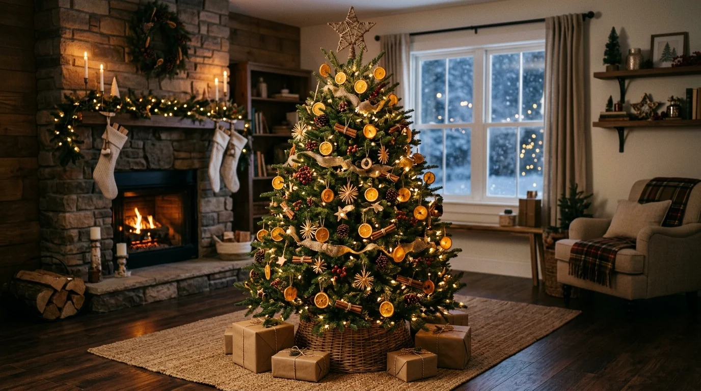 9 Dried Orange Christmas Decoration Ideas for a Rustic Holiday Look