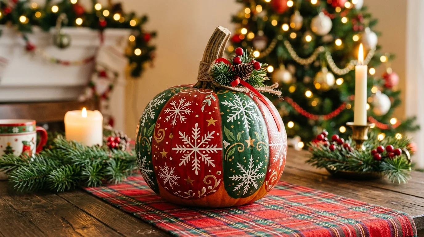 8 Christmas Pumpkin Painting Ideas for a Fun and Creative Holiday Craft