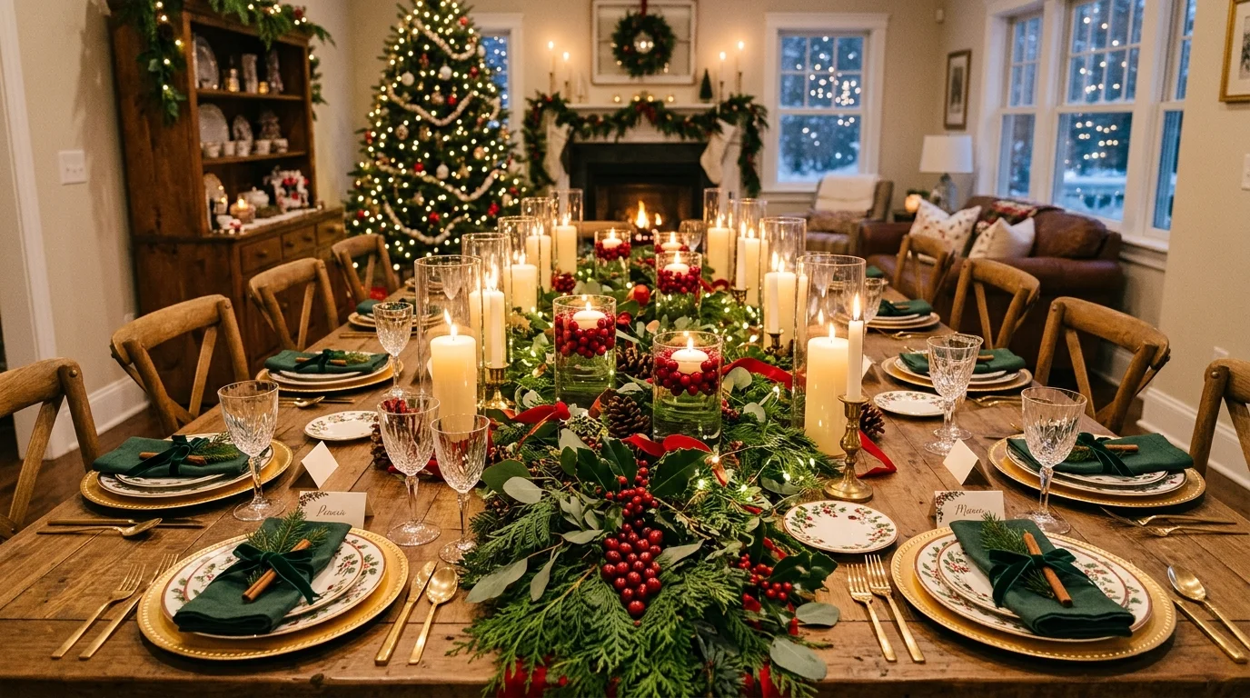 Freeze cranberries into an outdoor ice centerpiece