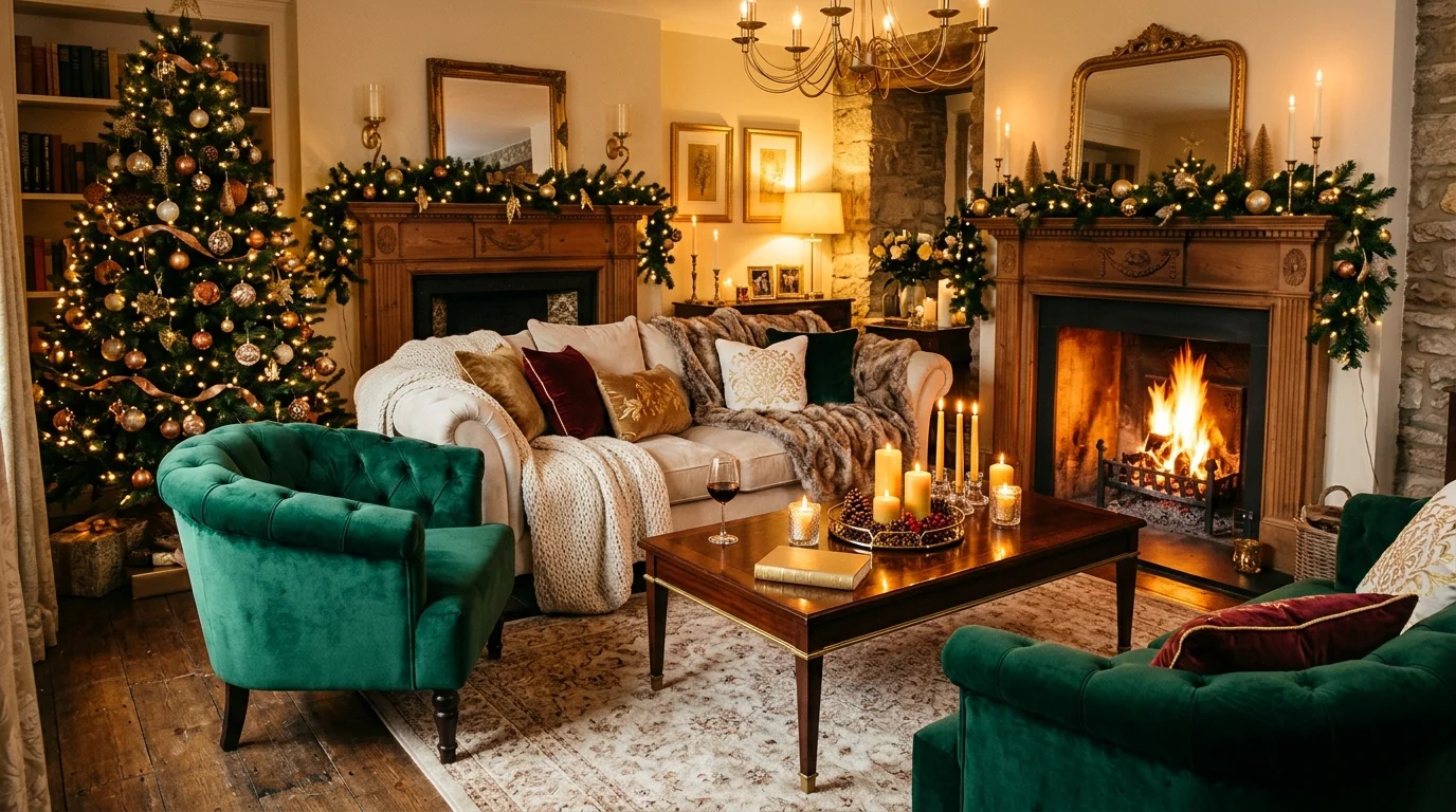 Style wrapped gifts as decor