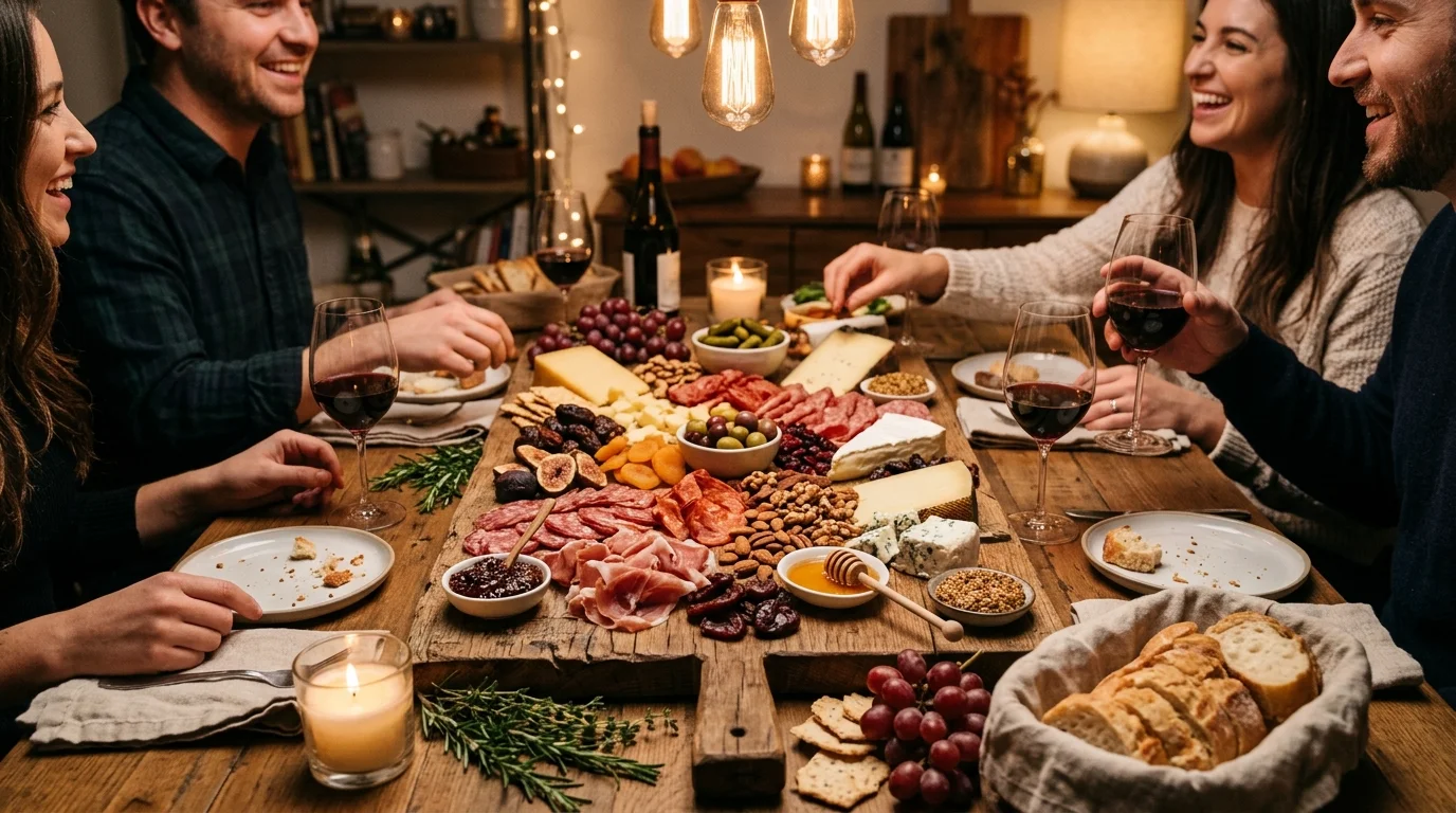 Make a sweet and savory midnight board