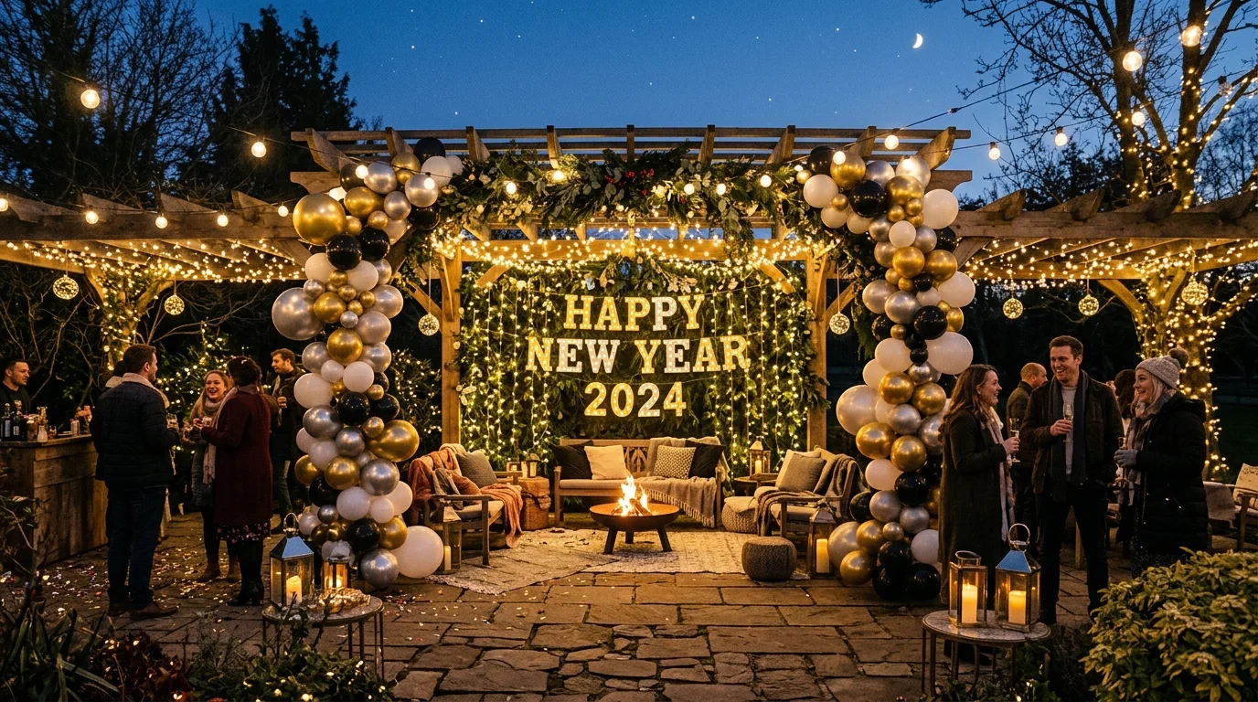 Create a winter white backdrop