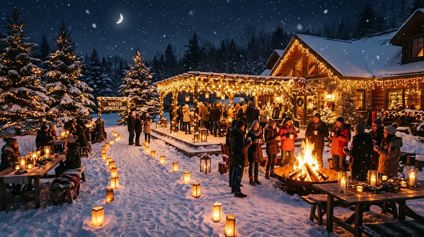 Style an icy dessert table