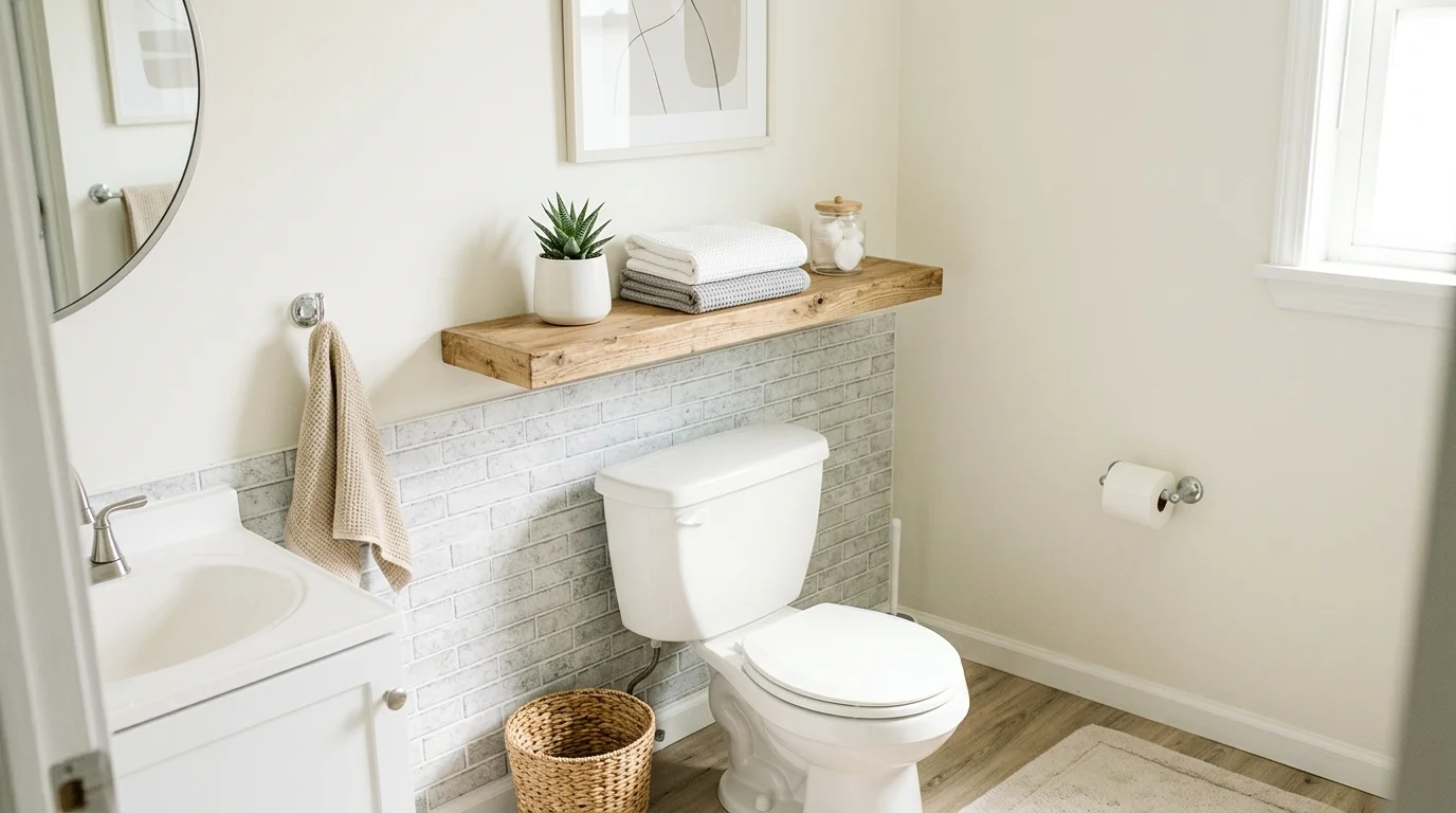 Paint the vanity for a fresh finish