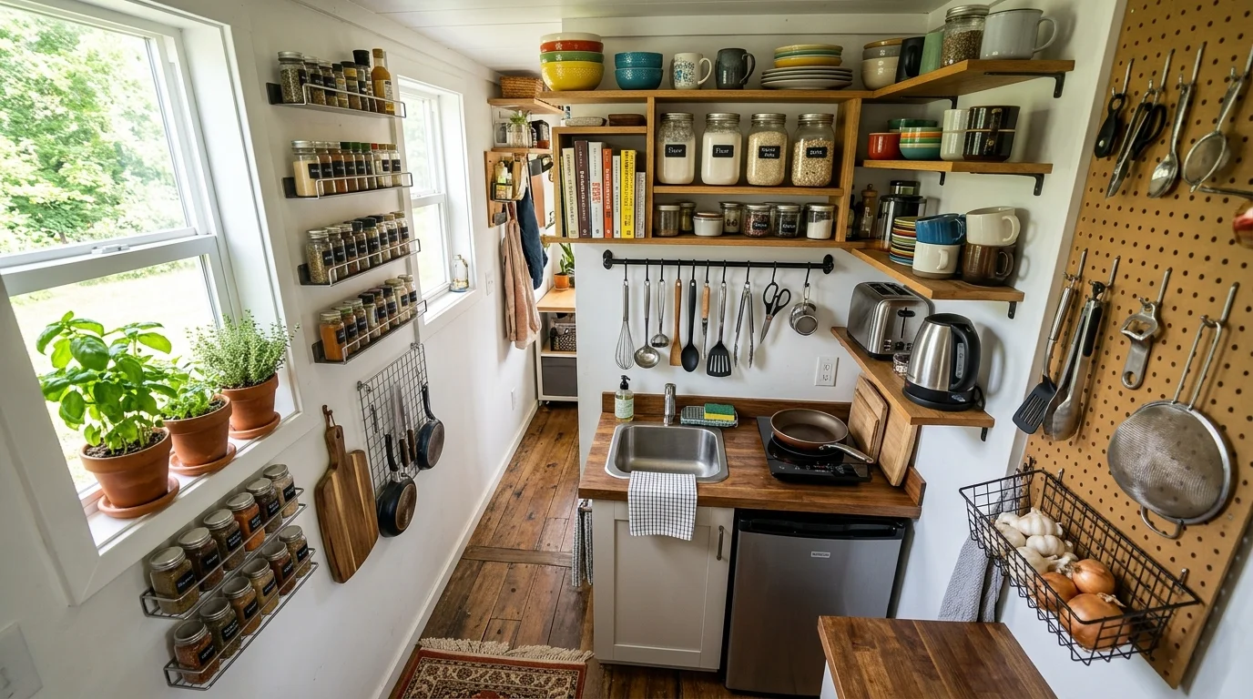 Pick a simple backsplash