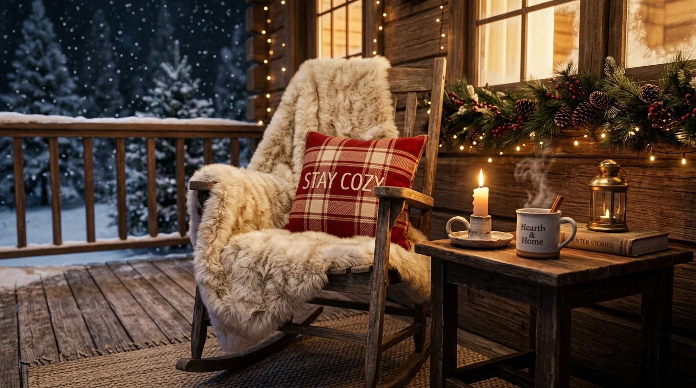 Use baskets for winter texture