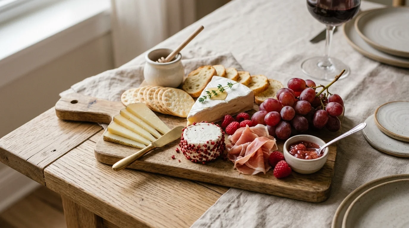 Add floral details around the board