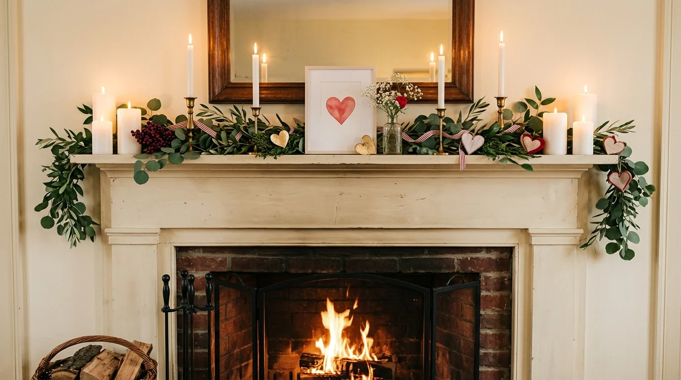 Use candles for warm evening light