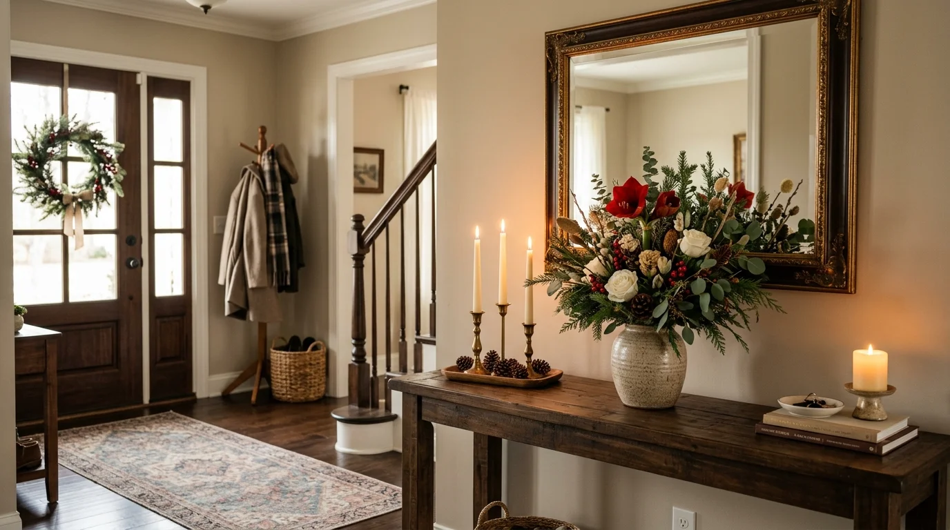 Use dried florals or tulips