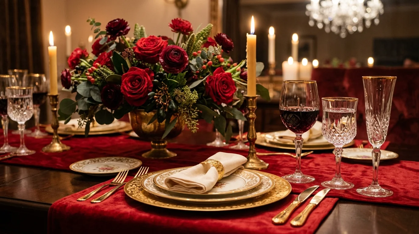 Add taper candles for glow