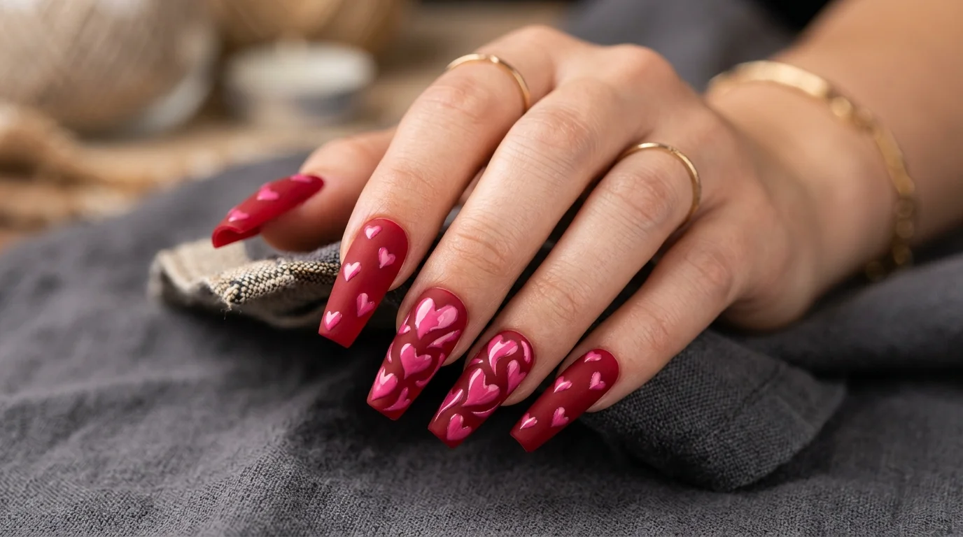 Add glitter to a couple of nails