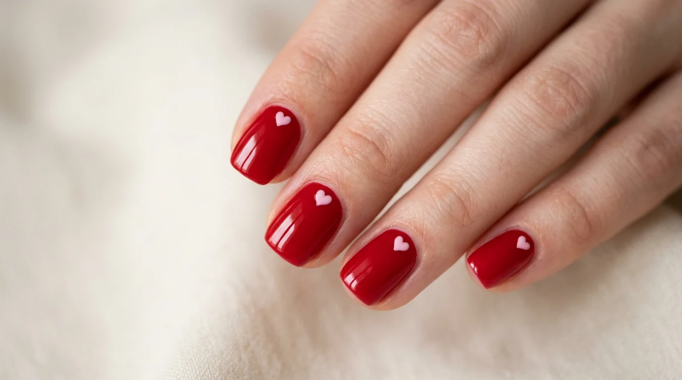 Create a checker and hearts combo