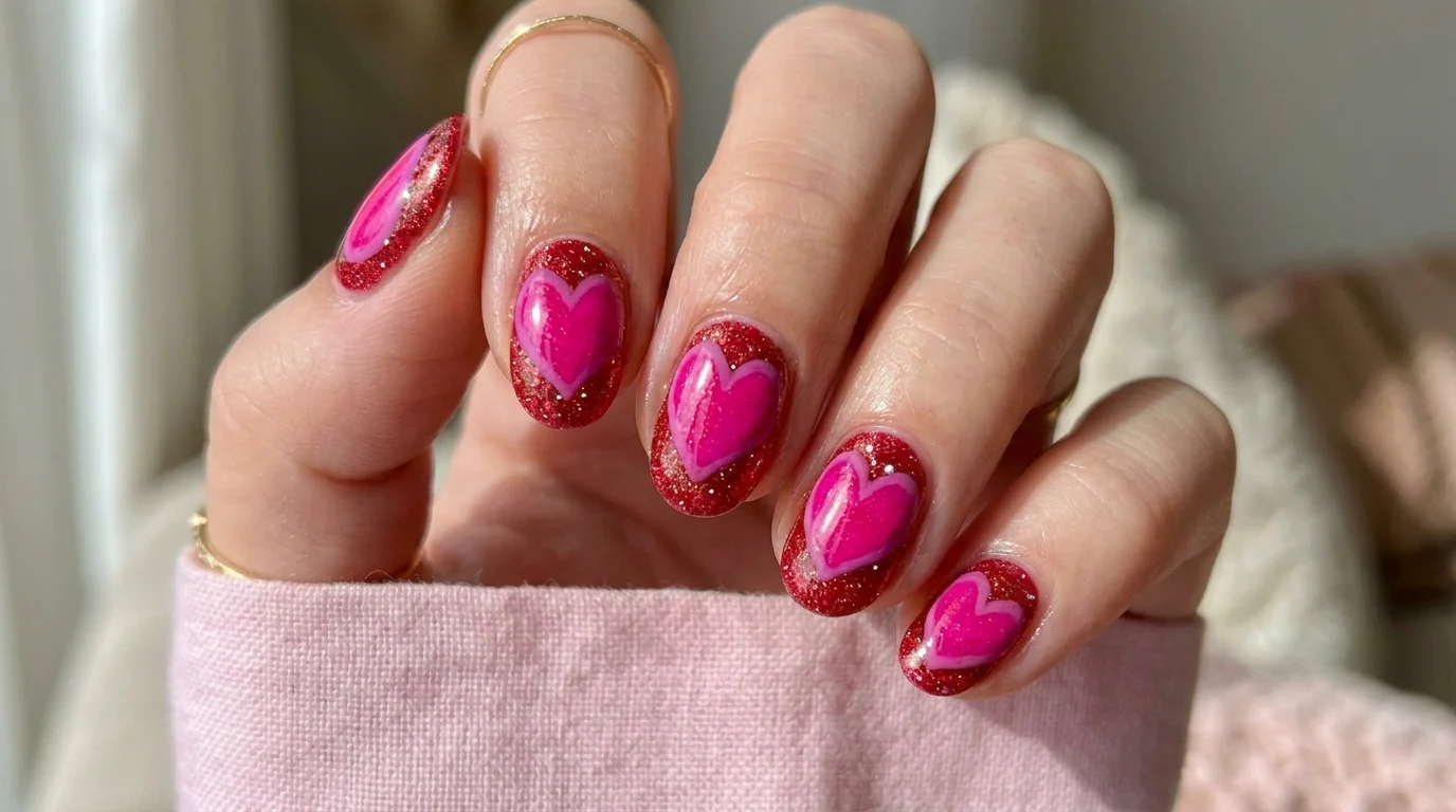 Use almond nails for a romantic shape