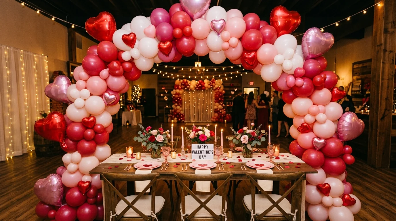 10 Valentines Balloon Arch Ideas for a Beautiful Party Decoration