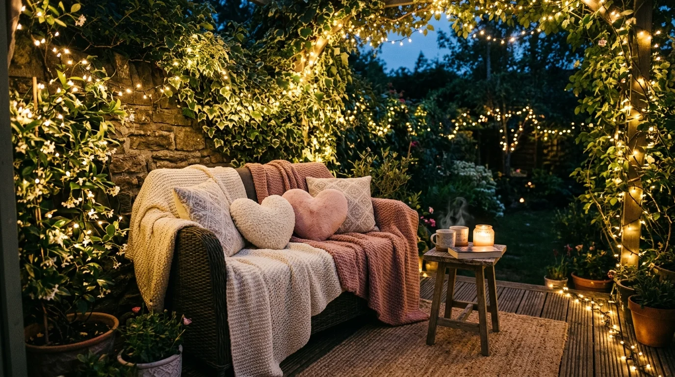 Create a candlelit dining table