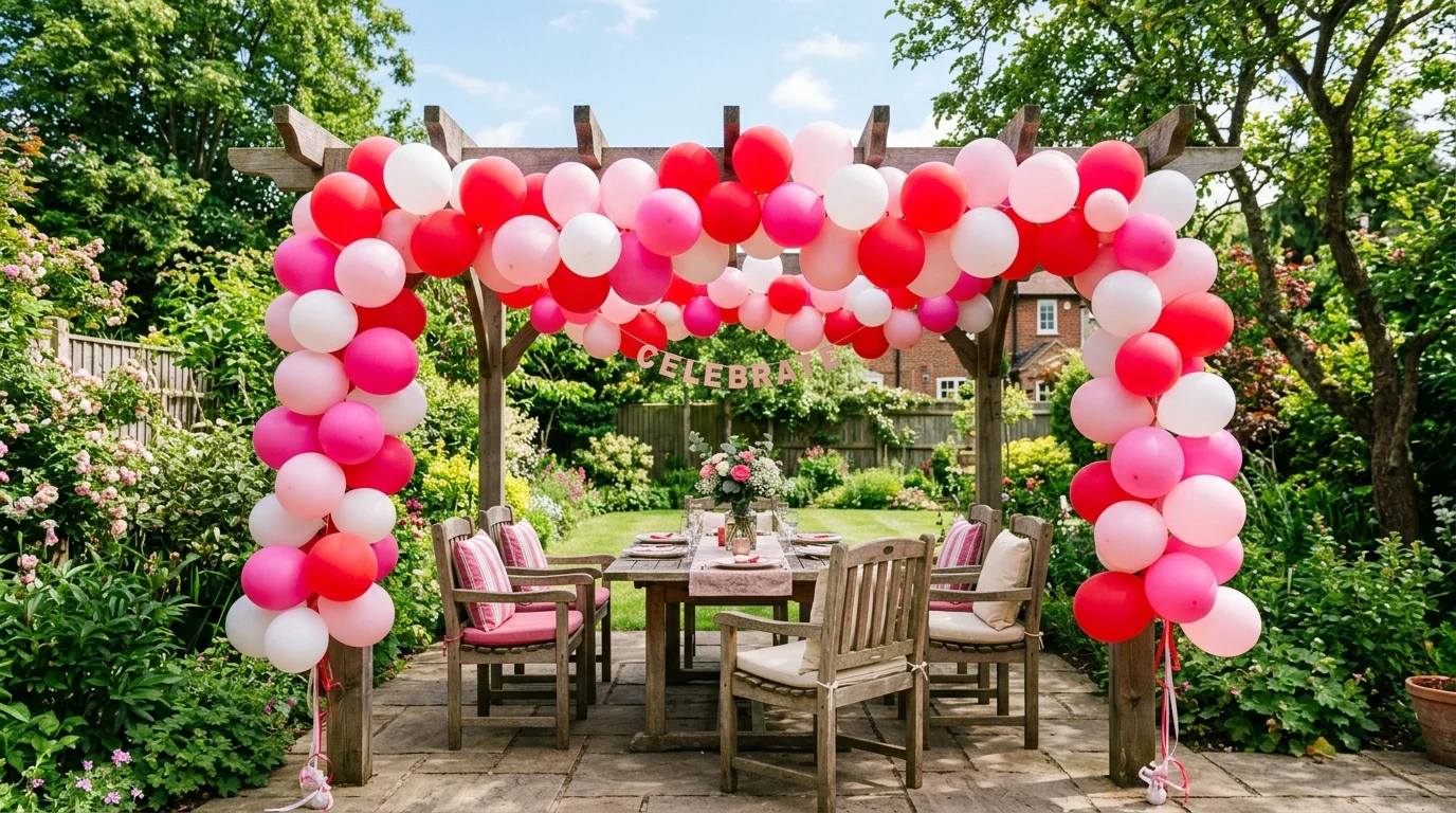 Hang a romantic sign or backdrop