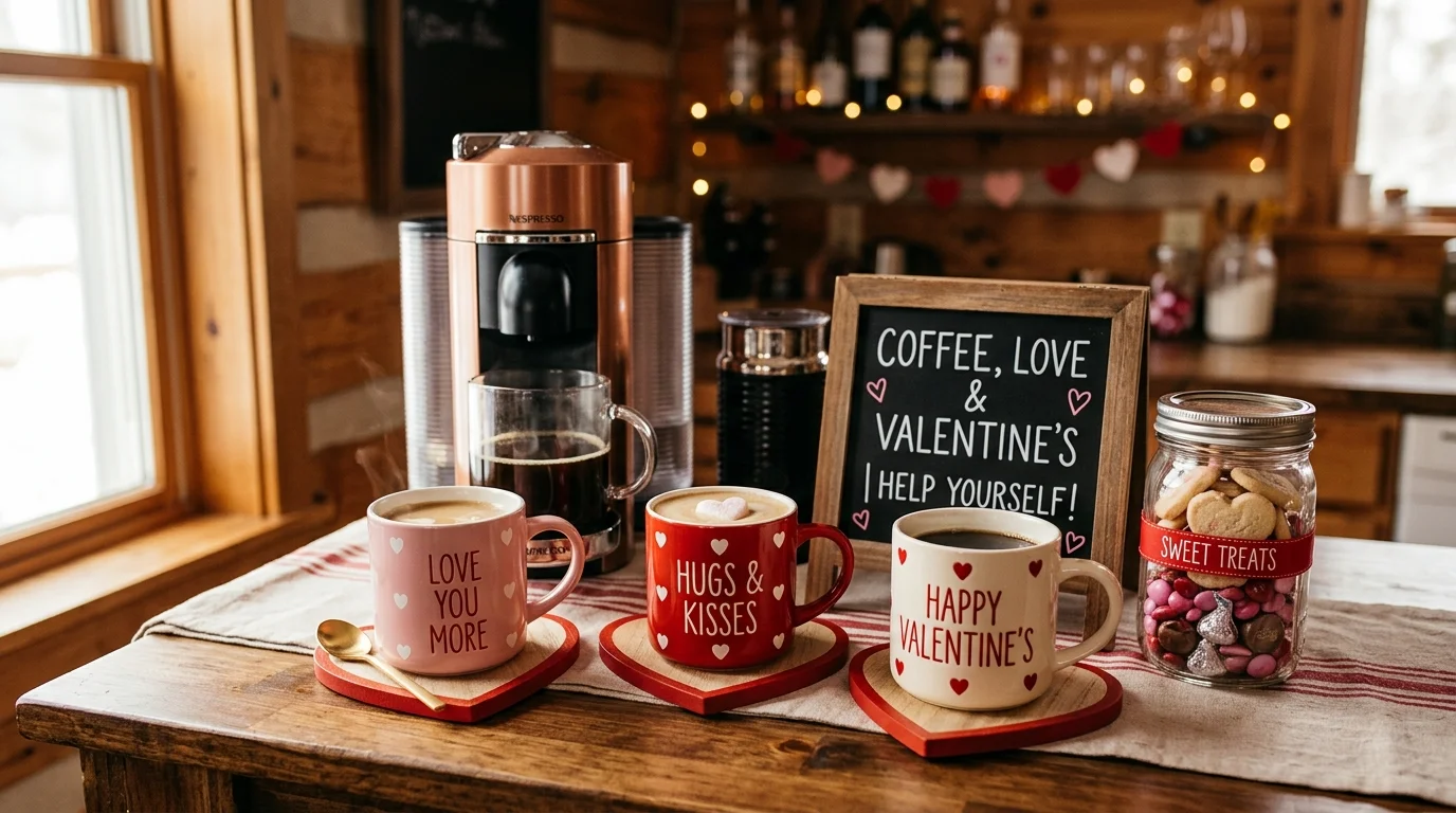 Add romantic textiles to stools or chairs