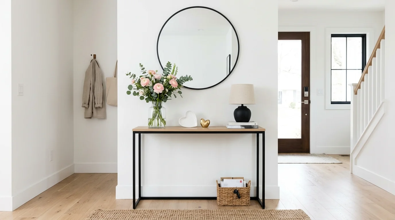 Use framed seasonal art or quotes