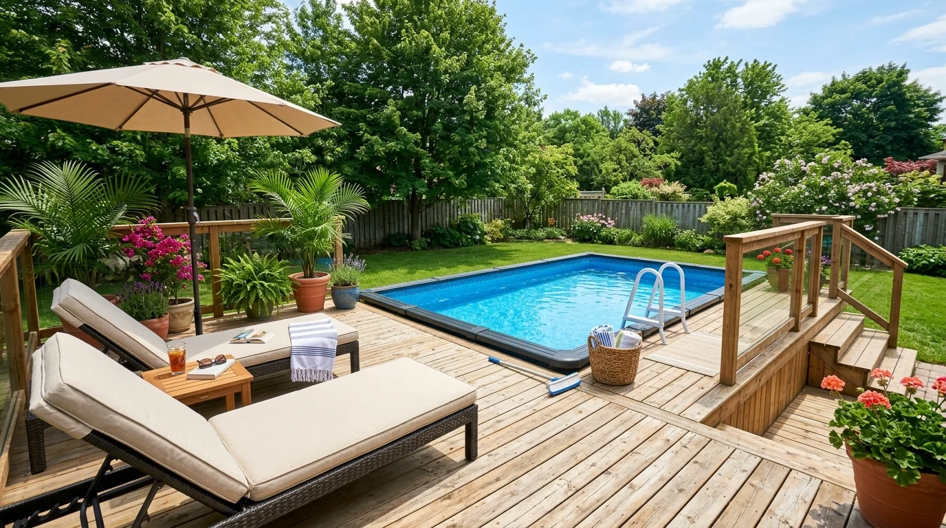 9 Above Ground Pool Patio Ideas to Create a Stylish Backyard Retreat
