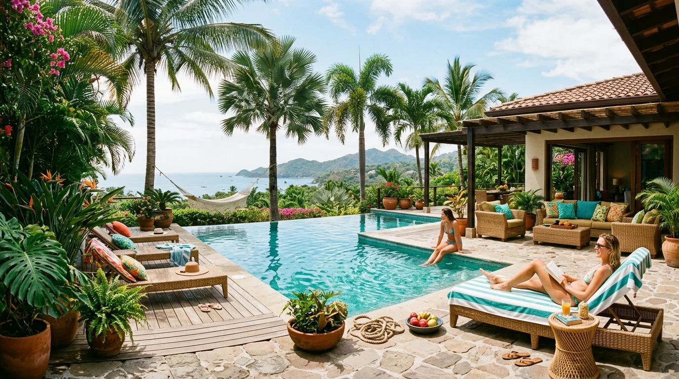 Create a lounge chair zone