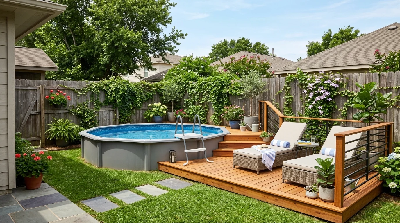 Install string lights for evening use