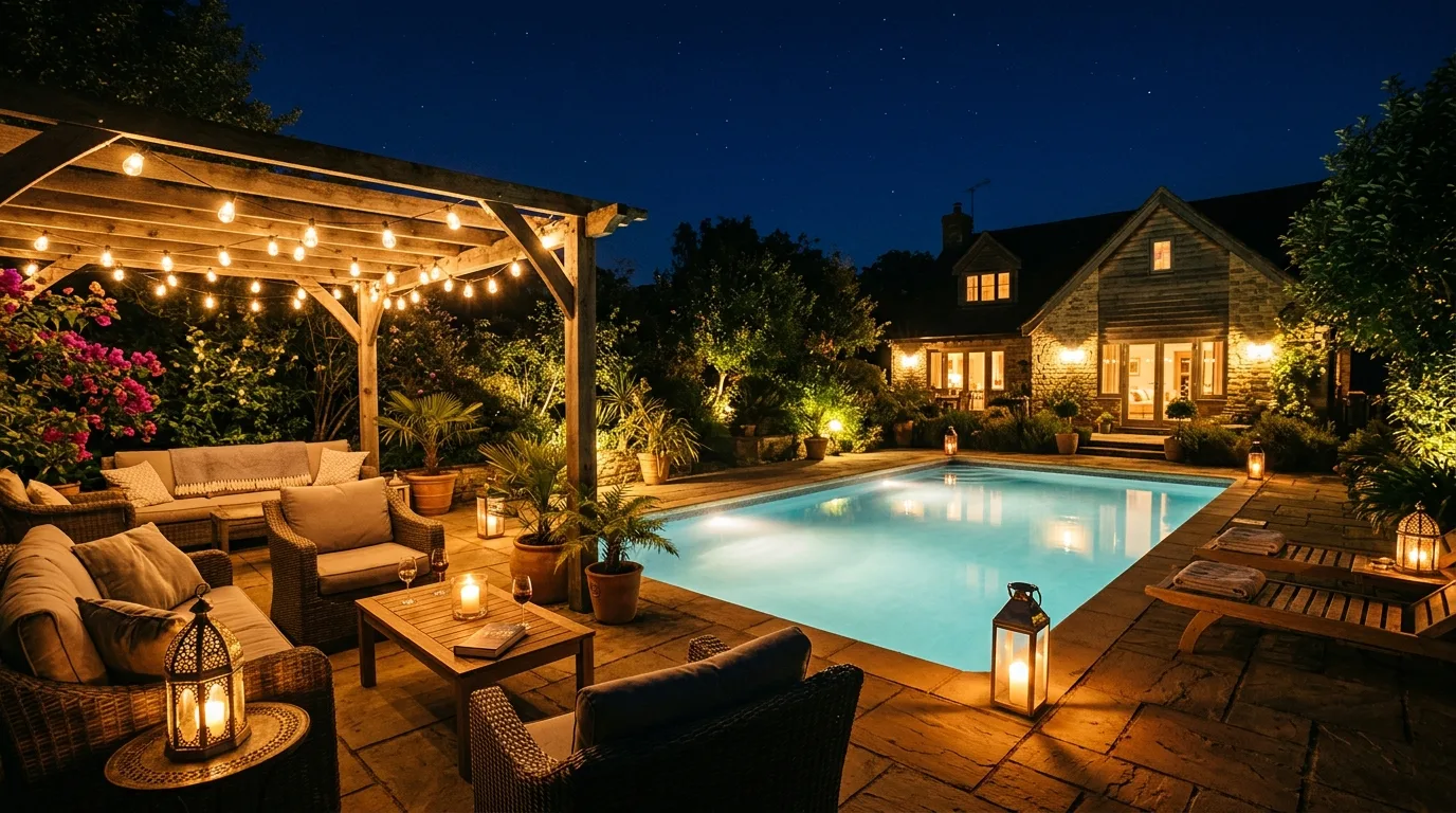 Finish with simple landscaping