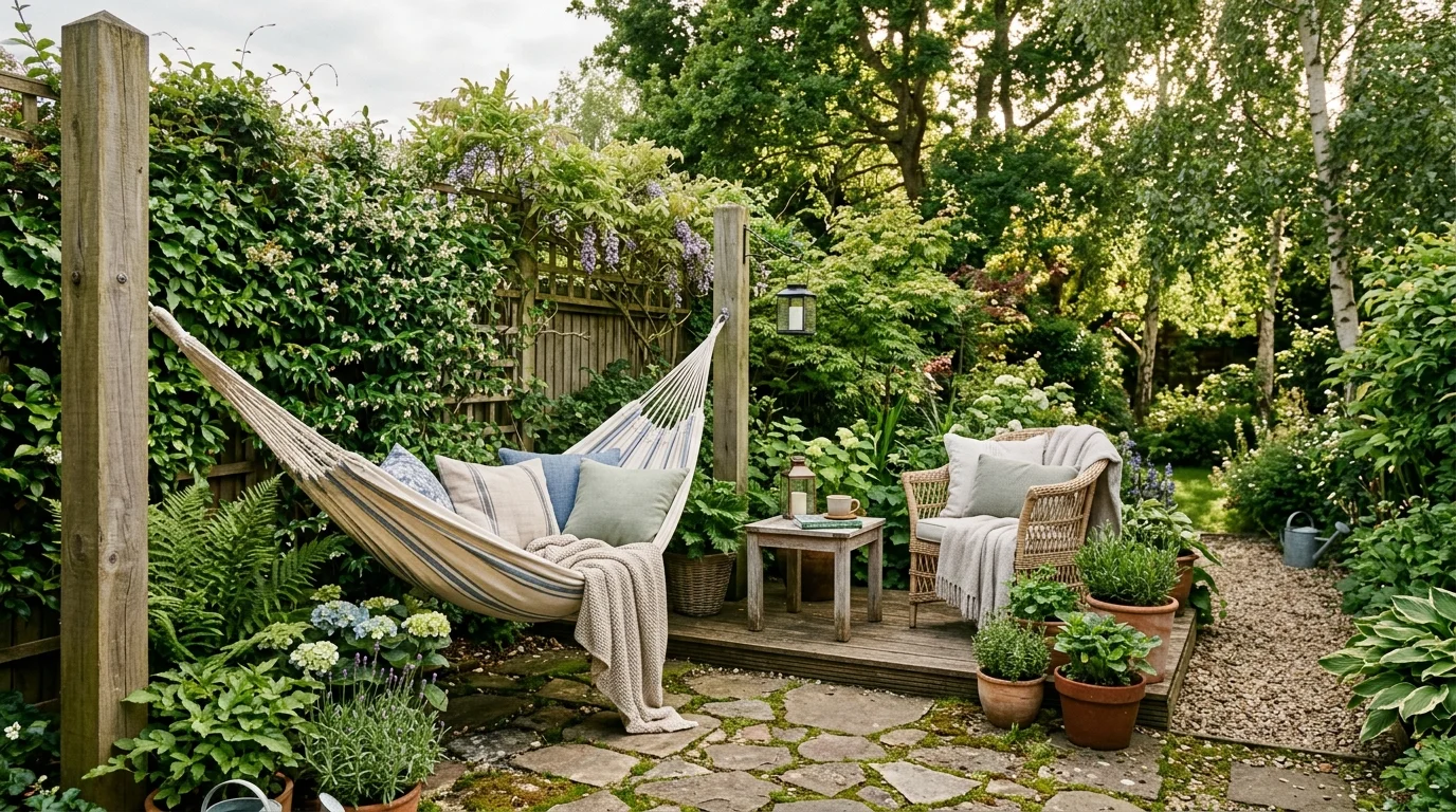 Create a fire pit corner