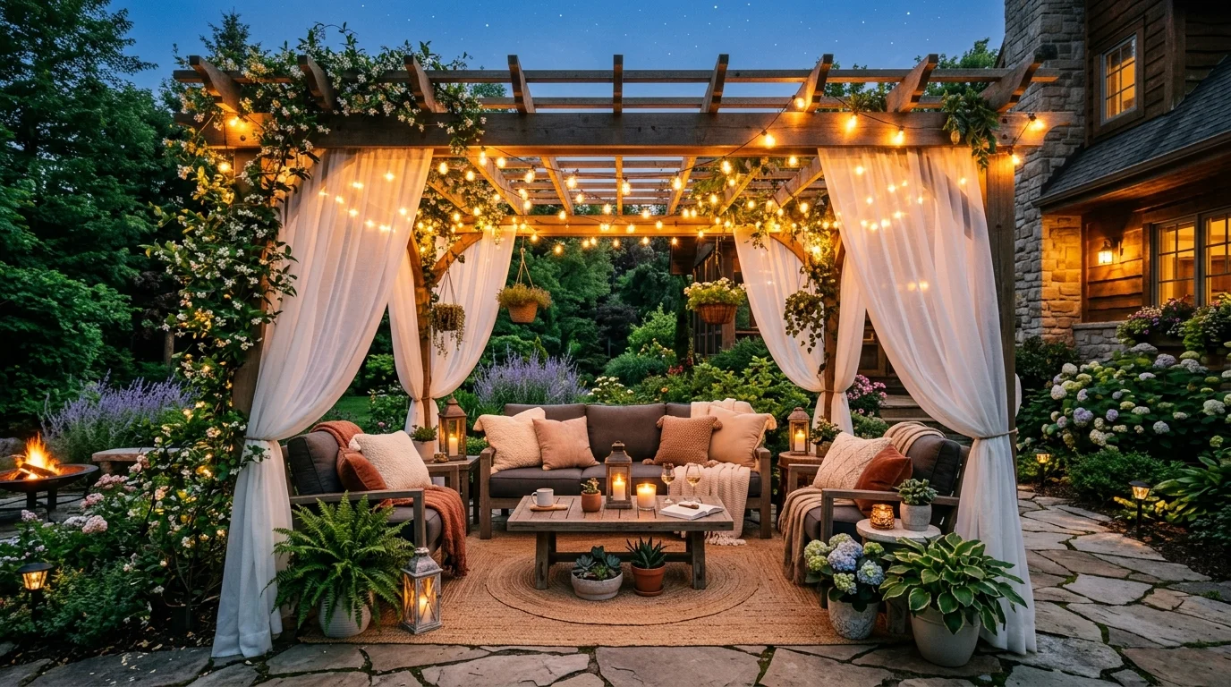 Use deep cushioned furniture