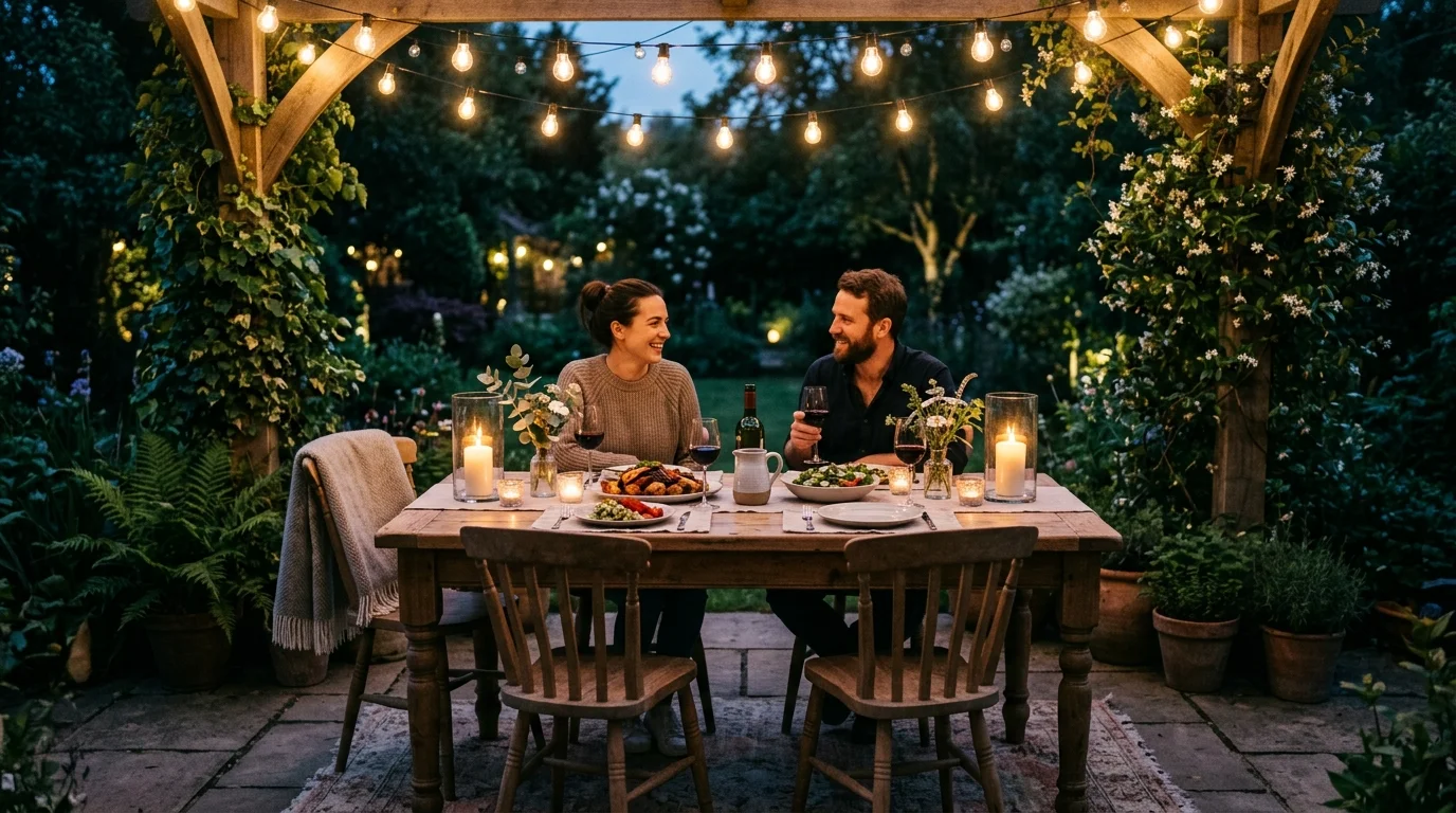 Add a pergola or shade canopy