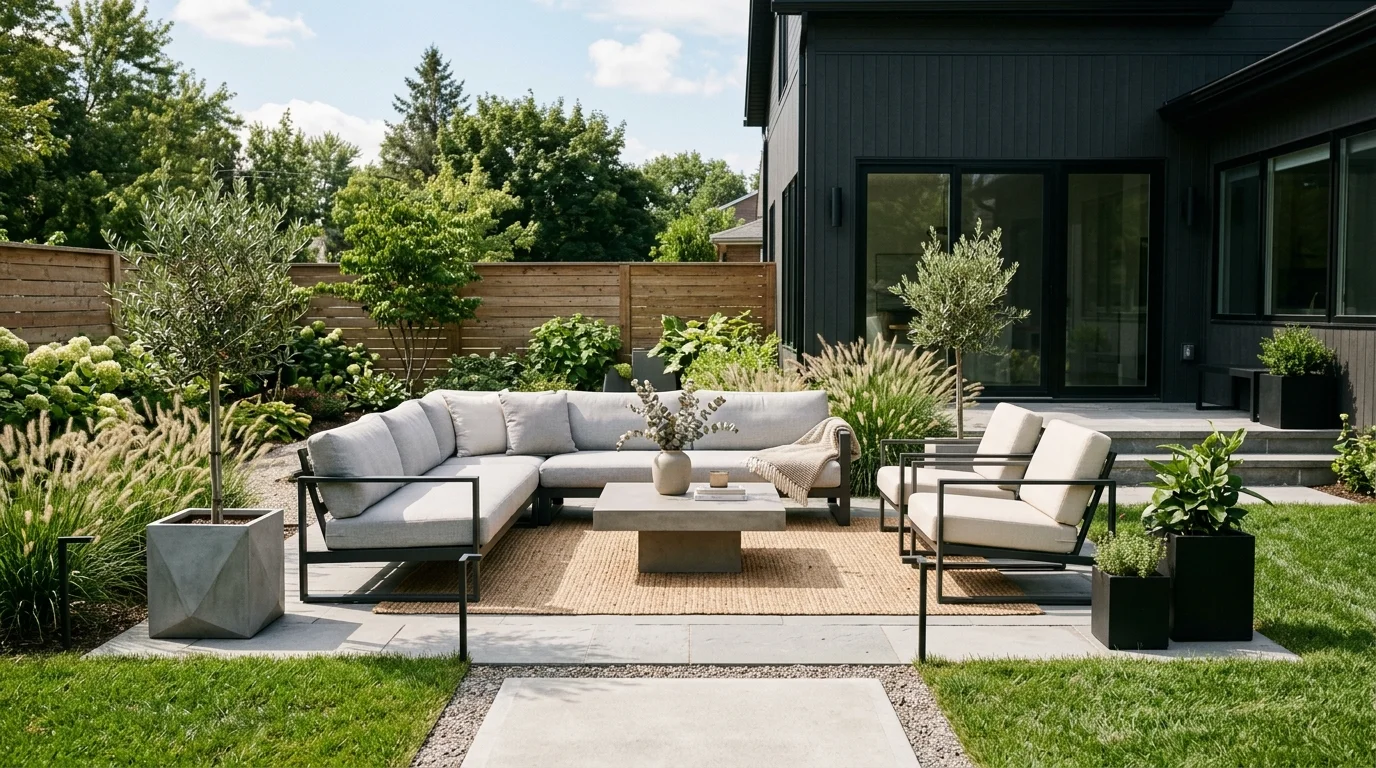 Use soft throws for chilly evenings