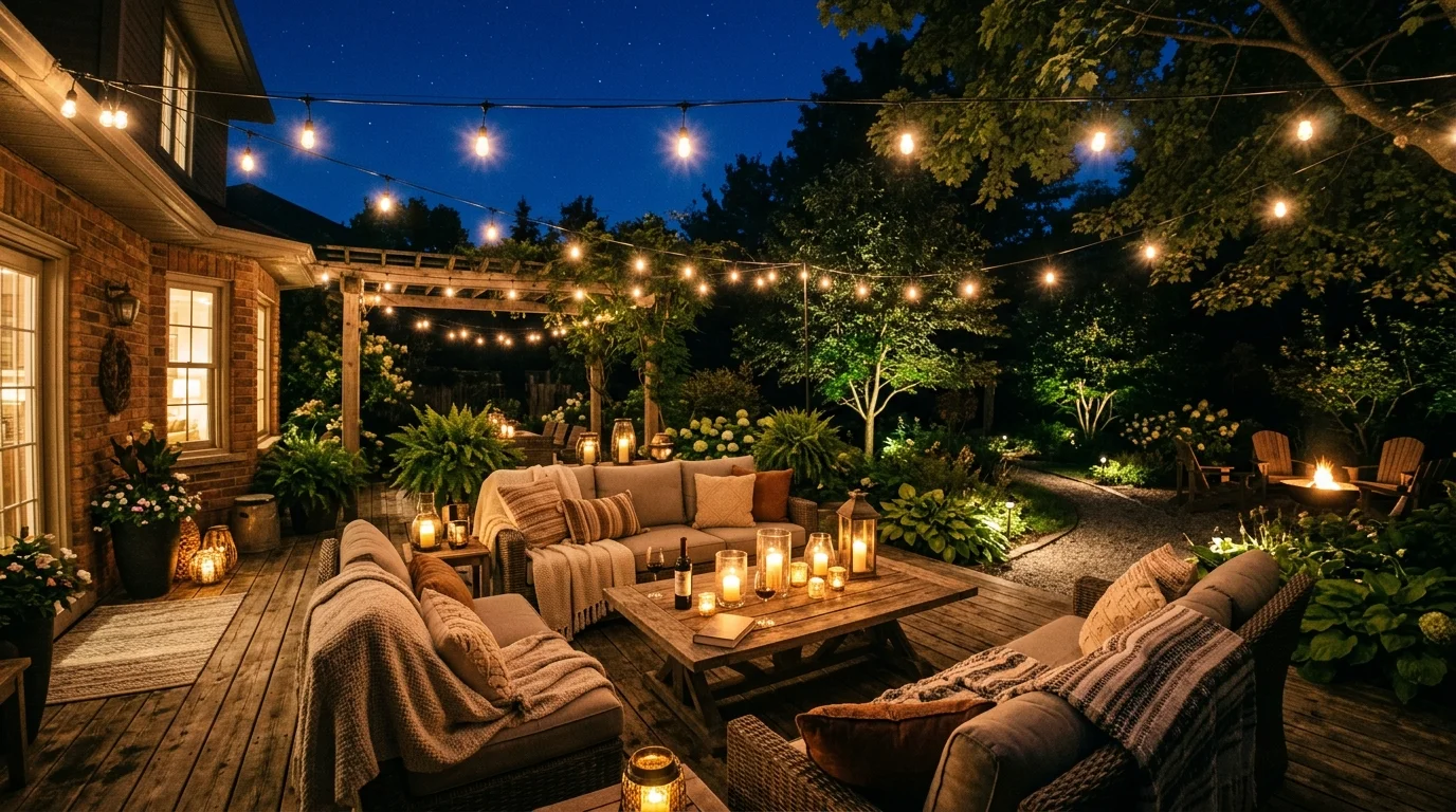 Keep the palette calm and natural