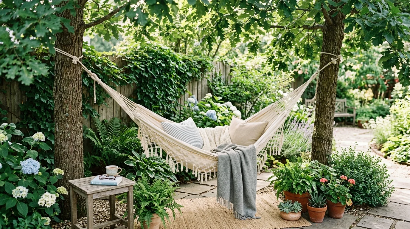 Add a water feature for calming sound