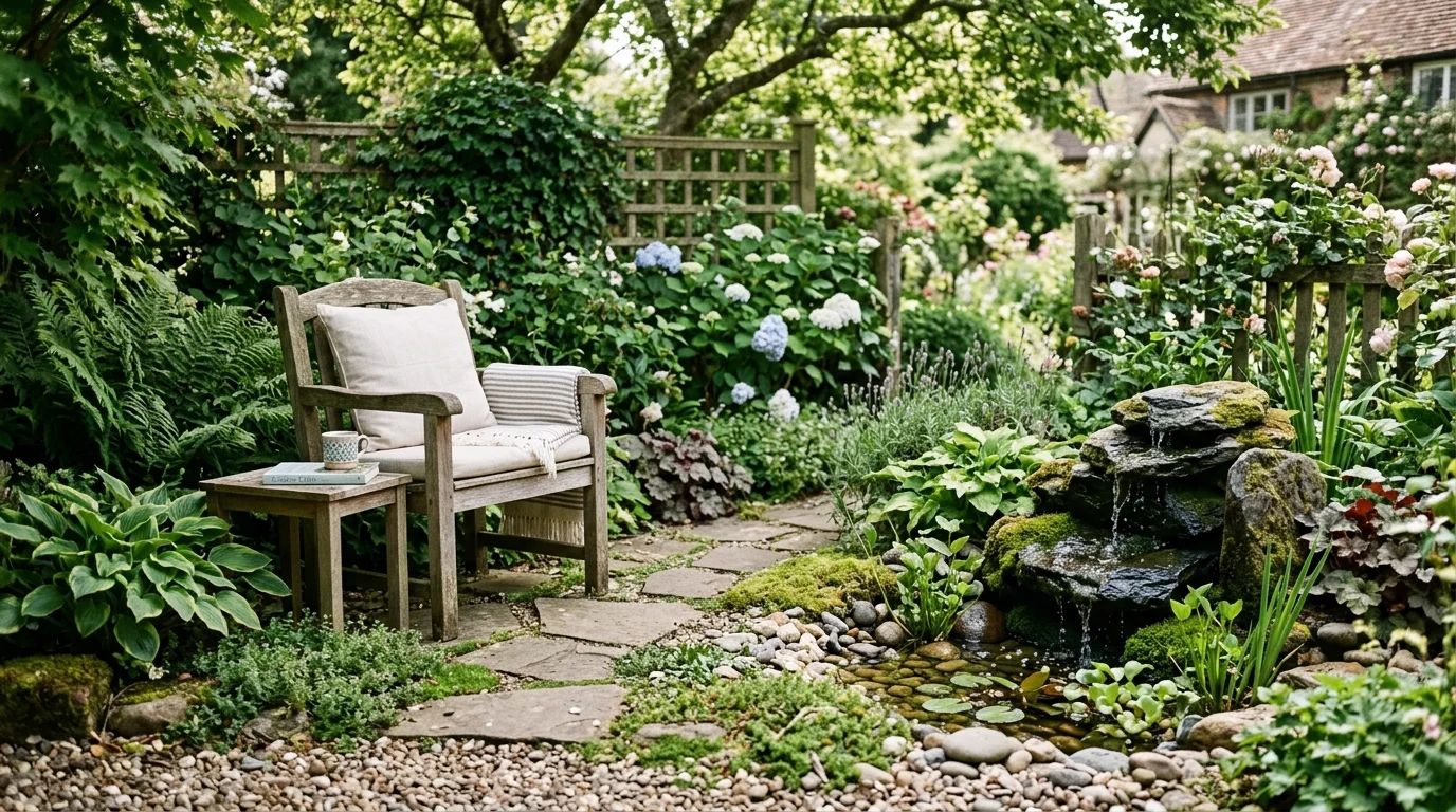 Soften hard edges with trailing plants