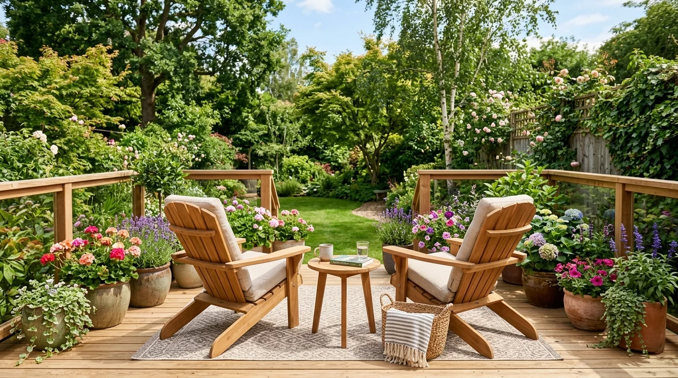 Create a focal point like a fire pit or fountain