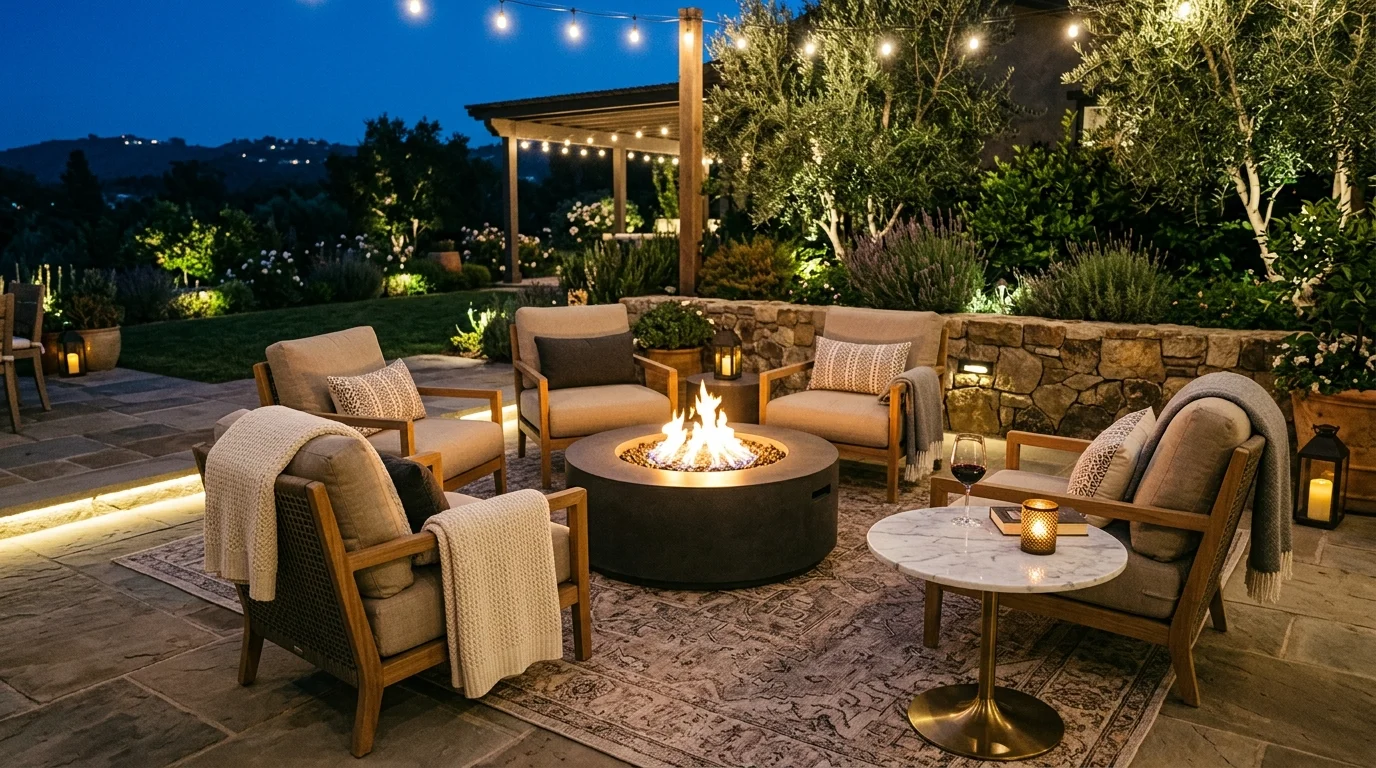 Use warm layered lighting