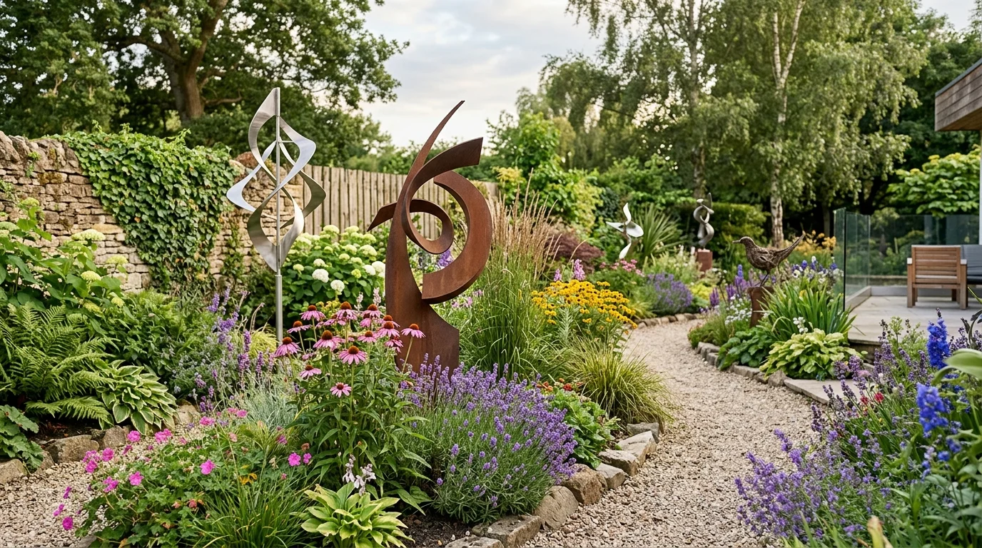 Use a sculptural planter as a focal point