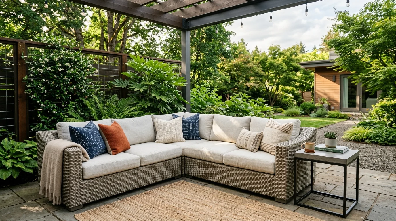 Use concrete or stone features