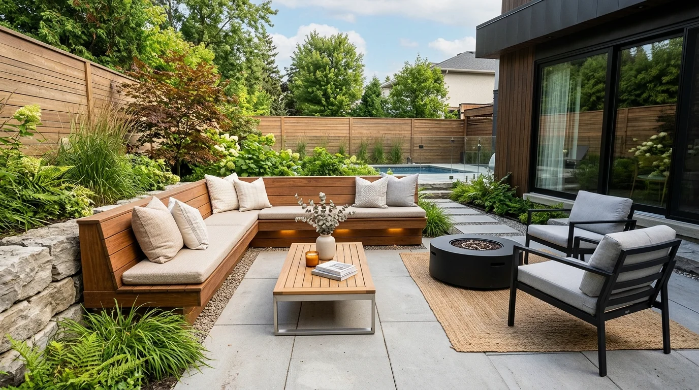 Use fewer but larger decor pieces