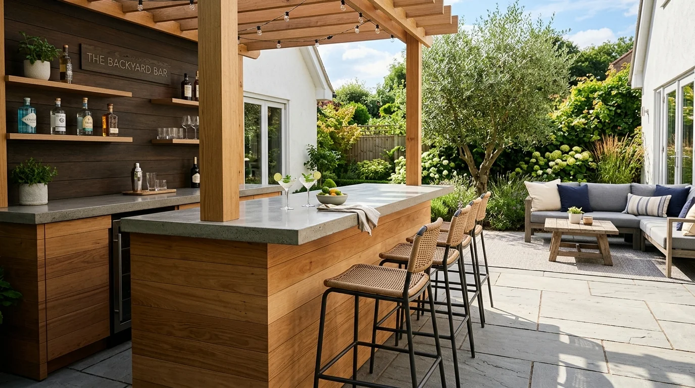 Frame the yard with simple planting