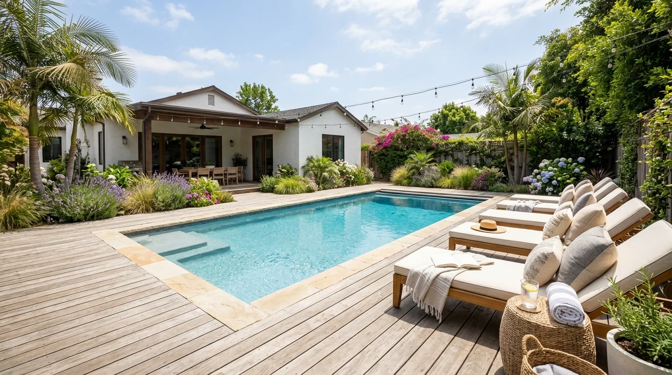 8 Cozy Backyard Ideas With Pool for a Relaxing Summer Escape