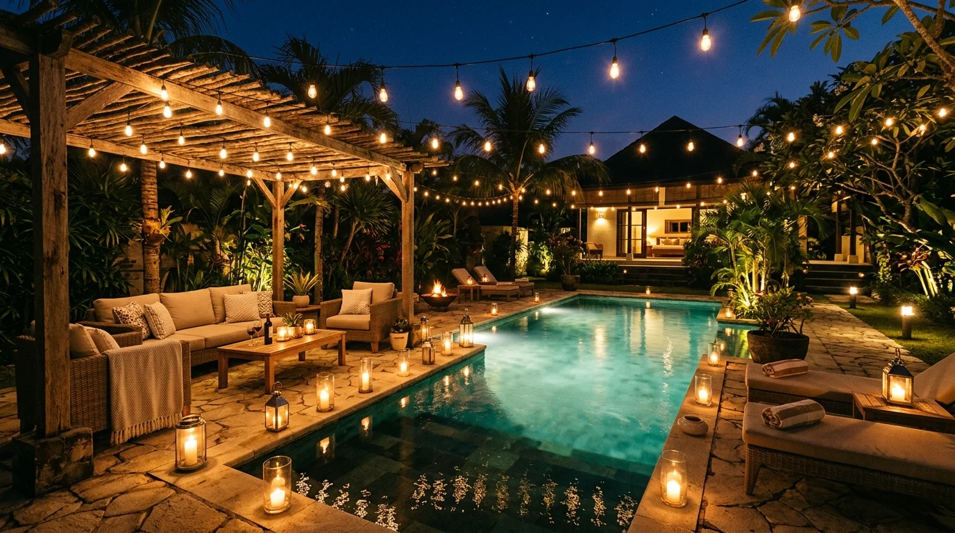 Keep the palette natural and calming