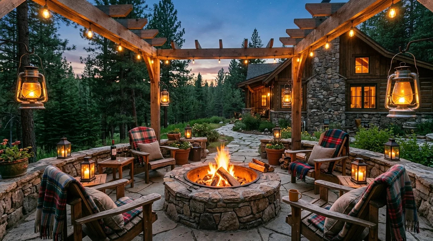 Add a pergola for structure and shade