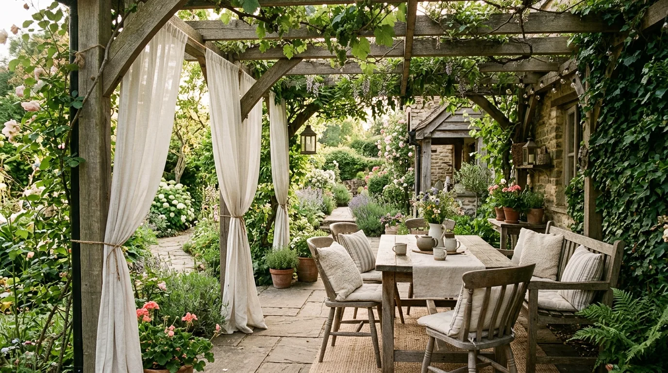 Choose a farmhouse style dining setup